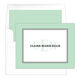 Colorful Border Monogram Folded Note Cards Image 6 of 14